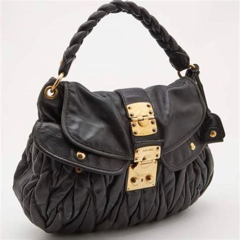 miu miu black coffer bag|miu michael bags for women.